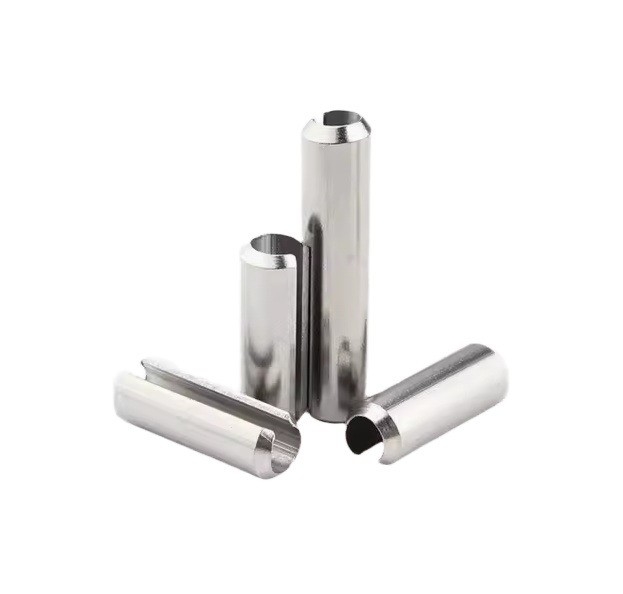 Longer Life TiCN Coating Spring Pins in Chamfered Straight Slotted Design for DIN1444 Standard and A2/A4 Stainless Steel