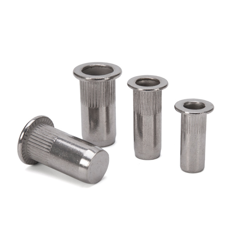Versatile Applications High Strength Stainless Steel Knurled Rivet Nut with DIN Standard and Metric Measurement System