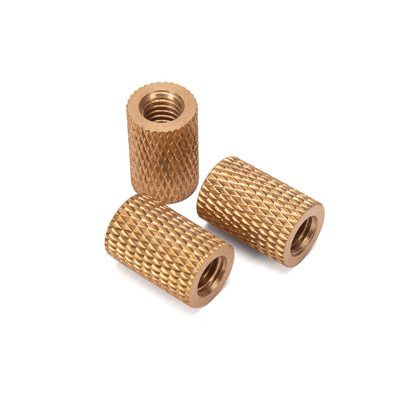 Oil Gas Industry Essential Metric Brass Knurled Nut Embedded in Copper for M3 M4 M5 M6 M8 M10 M12 1/4 3/8 5/16 Threads