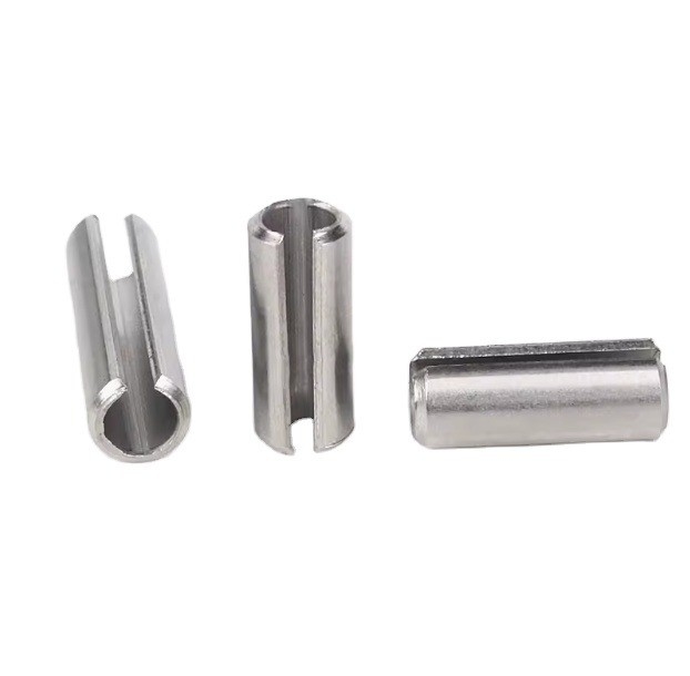 Steam Oxide Nitride Finish Spring Pins DIN 1481 Standard 304 Stainless Steel Roll Slotted for Construction Machinery