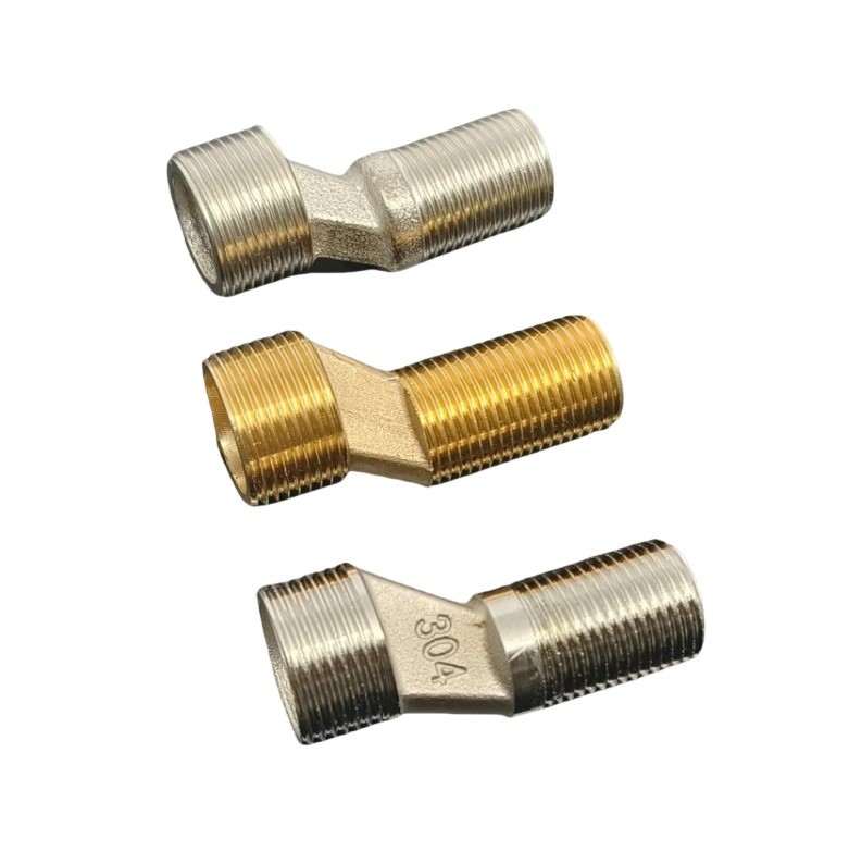 C10200/C11000/C12000/C12200/TU1/TU2/T2 Compatible Custom All-thread Copper Tub Faucet with Round Head and Quick Connector