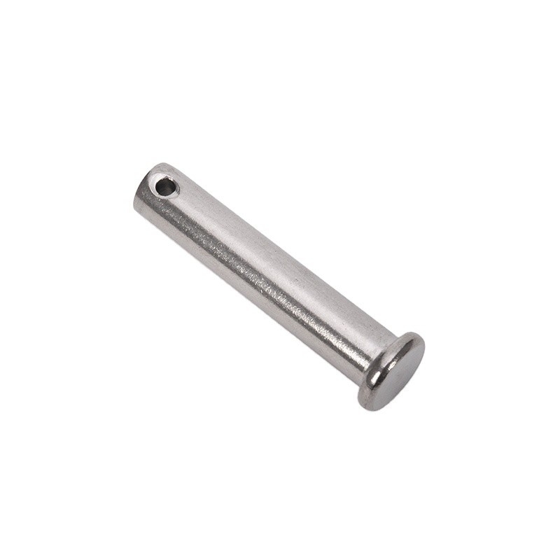 Steam Oxide Nitride Finish Flat Head Cylindrical Spring Locating Clevis Pin with Hole Din1444 304 316 A2 A4 Stainless Steel