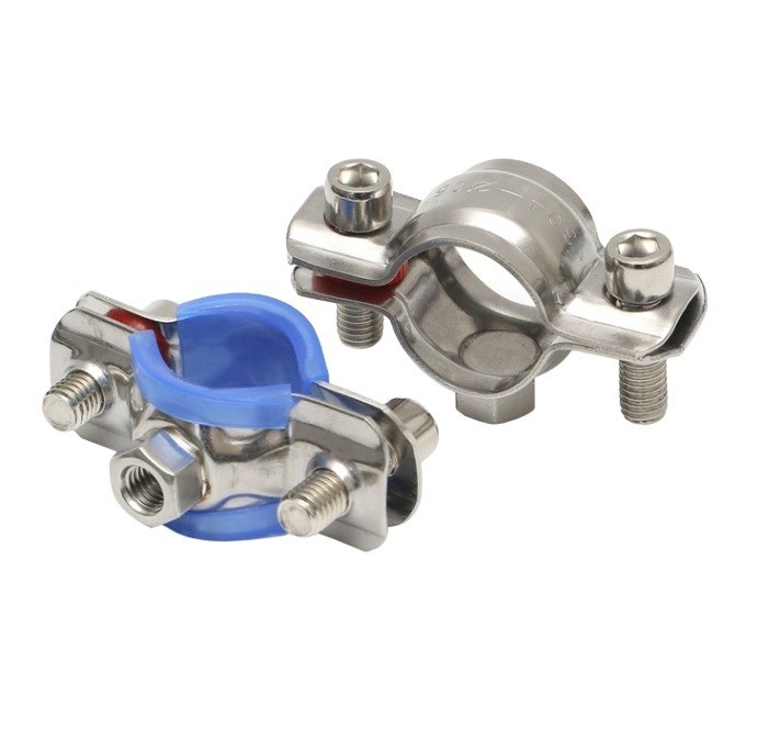 INCH Measurement System M5 M6 M8 M10 Nut Clamp with Rubber in Stainless Steel Material