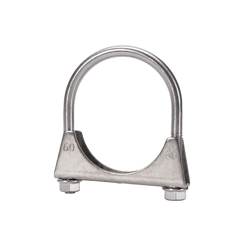 JIS Standard Metric Measurement System M8 M10 Zinc Plated Heavy Duty U Bolt Exhaust Clamp with Corrosion Resistance