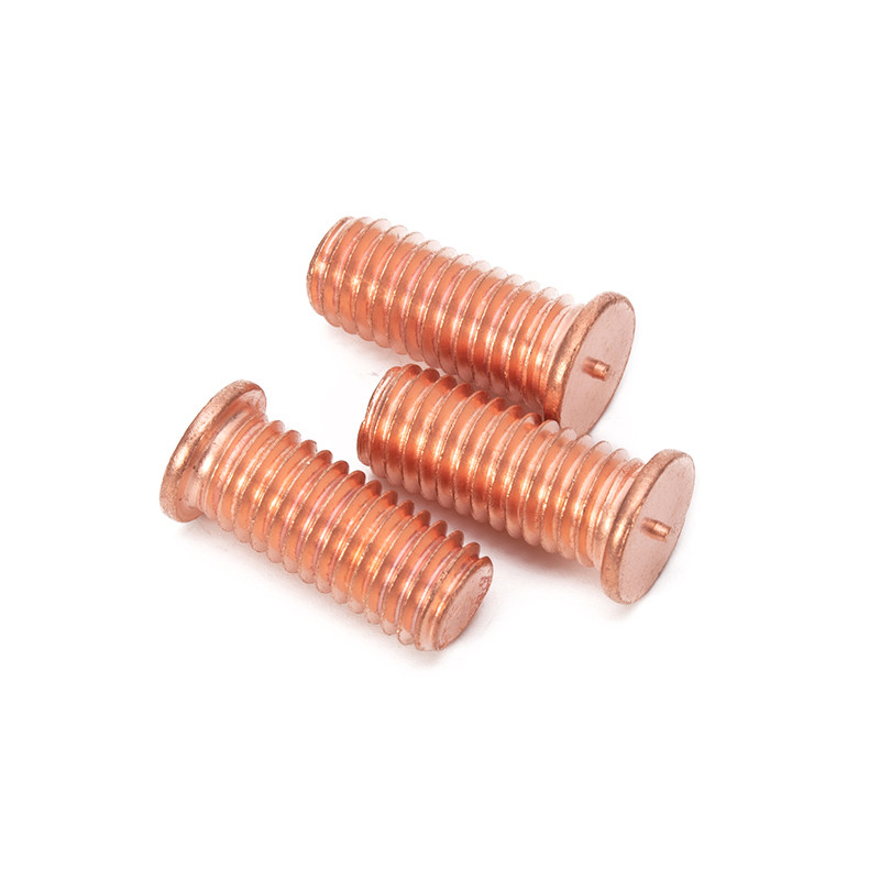 ANSI/ASME Standard Industrial Grade M4 M5 M6 M8 M10 Brass Metal Welding Screw CD Weld Studs with Bright Finish