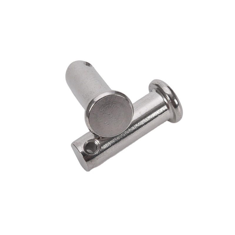 Longer Life TiCN Finish Corrosion-Resistant Clevis Pin with Grooved Ends and Head in 304/316 Stainless Steel