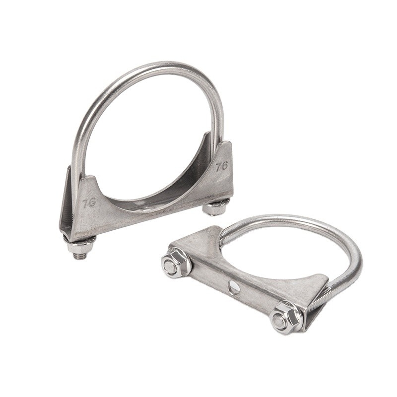 Metric Measurement System SS 304 316 430 U Bolt Clamp Hose for U Type Clamp Small Customization Muffler Exhaust Pipe