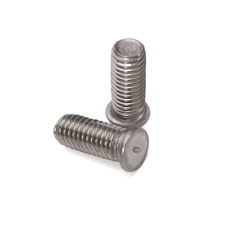 GB Standard Brass 304 Stainless Steel Customizable M3M4M6M8 Spot Welding Screws and Studs in Bright Finish with Brass