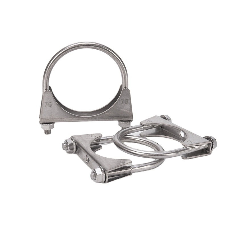 INCH Measurement System Standard 3.0&quot; Stainless Steel Exhaust Clamp U Bolt Pipe Clamps Nonstandard