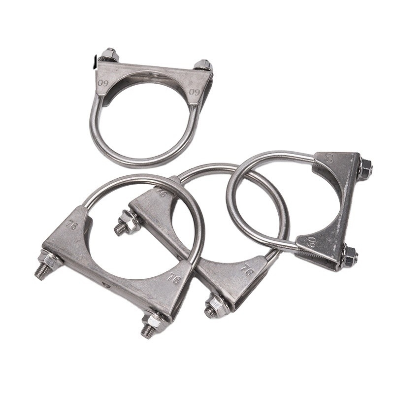 Industrial-Grade Steel U Bolt Pipe Clamps for M5-M10 Pipes in Various Sizes and Materials