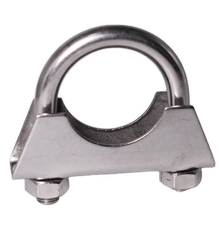 Custom Exhaust System Stainless Steel U Bolt Muffler Clamp with Metric Measurement System Standard and Standard