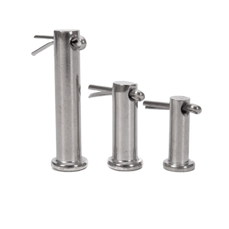 Stainless Steel Hollow Pin Cylindrical Dowel Pins with Internal Threaded Round Head Customized Finish Steam Oxide Nitride
