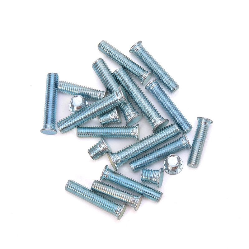 ANSI/ASME Standard SS316 Flush Head Self Clinched Stud Pressure Riveting Screw for Thin Metal Plate Aluminium Material