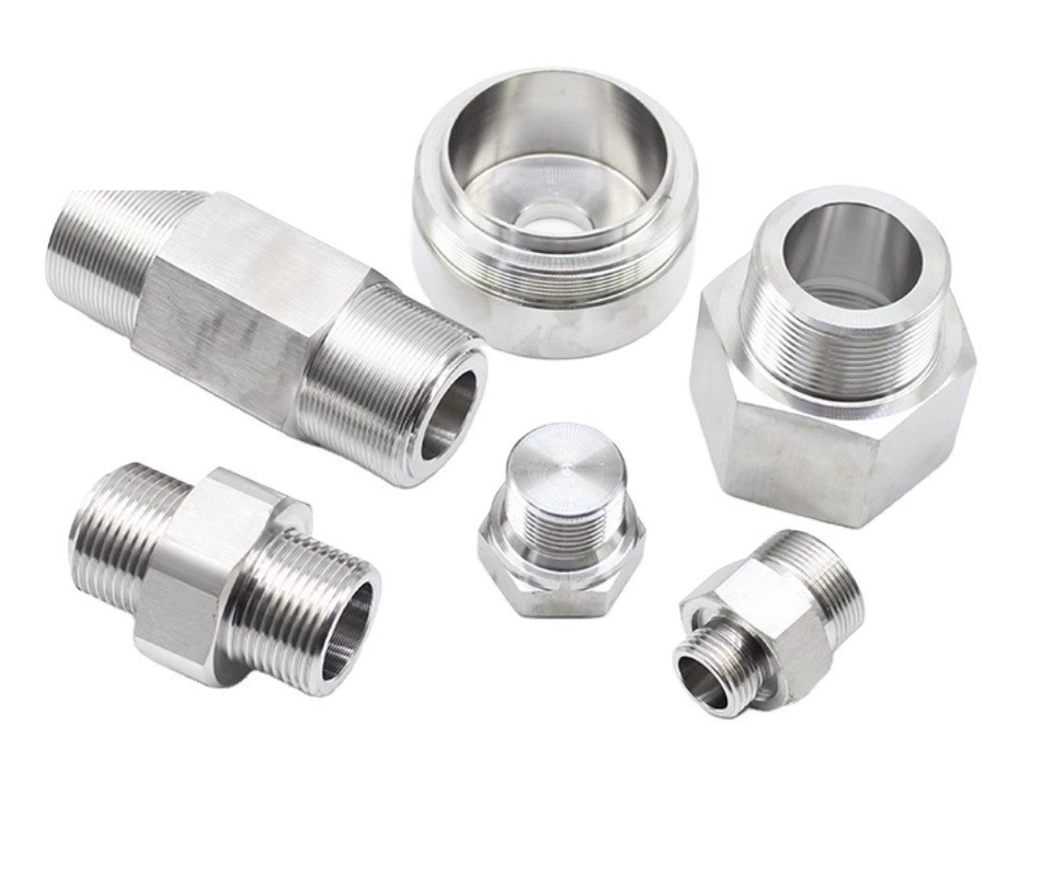 Precision Stainless Steel Aluminum Titanium CNC Machining Milling Turning Parts with Pressing Connection and OBM Support
