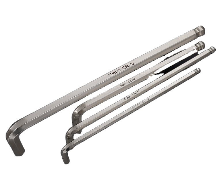 Durable Max Torque Capacity 700lb-ft Stainless Steels 304 L shape Hex Allen Set Allen Wrench Carbon steel hex key wrench for Auto Repairing
