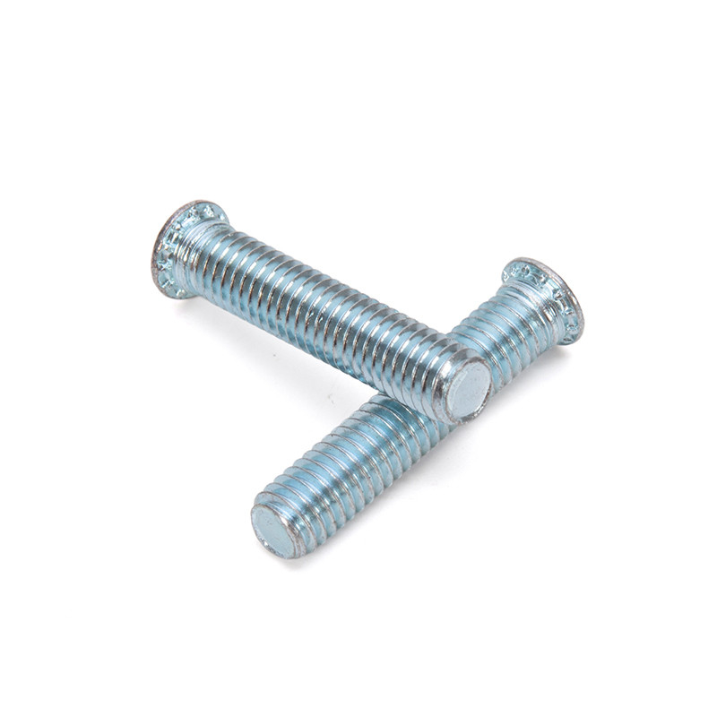 Bright Finish Uncoated Self Clinching Fastening Solutions for Metric Flat Head Self Lock Clinching Stud