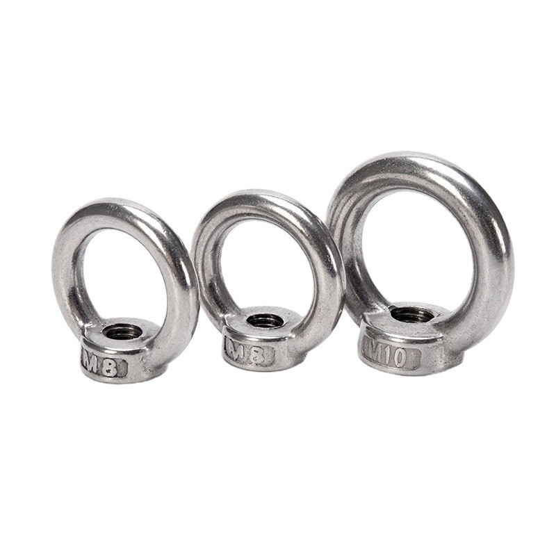 Passivation and Chrome Plated Triangular Ring Eye Nut for Imperial Inch Measurement System in Heavy Industry Applications
