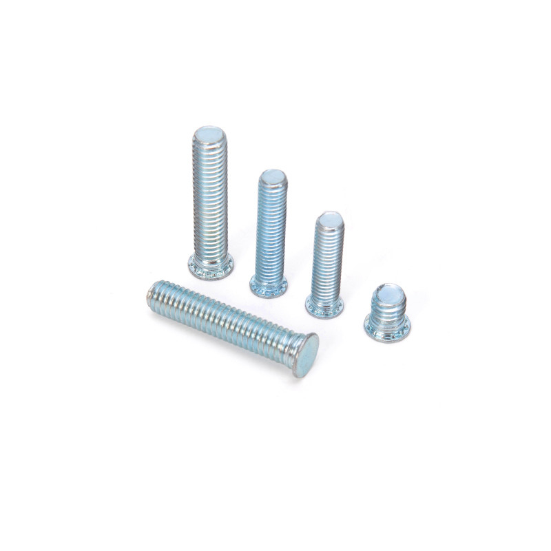 Brass Blue Zinc Carbon Steel Self Clinching Studs Pressure Rivet Screw M2.5 M3 M4 M5 M6 M8 M10 FH Flush Head Studs