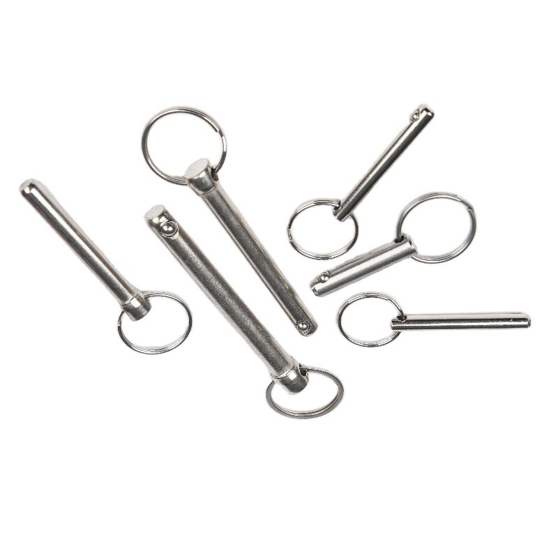 Stainless Steel Quick Release Ball Pin with Durable Spring Pin Design and Corrosion-Resistant Carbon Steel Material