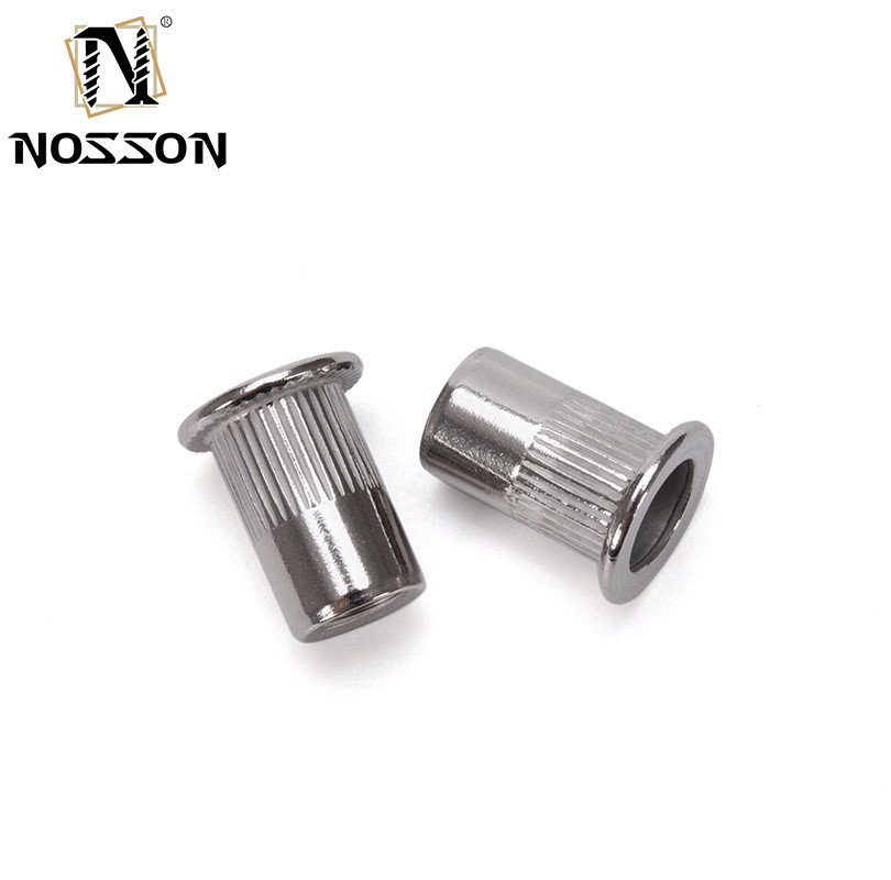 ZINC PLATED Finish Half Hexagon Rivet Nuts for Metric Measurement System M3 M4 M5 M6 M8 Threaded Inserts Stainless Steel