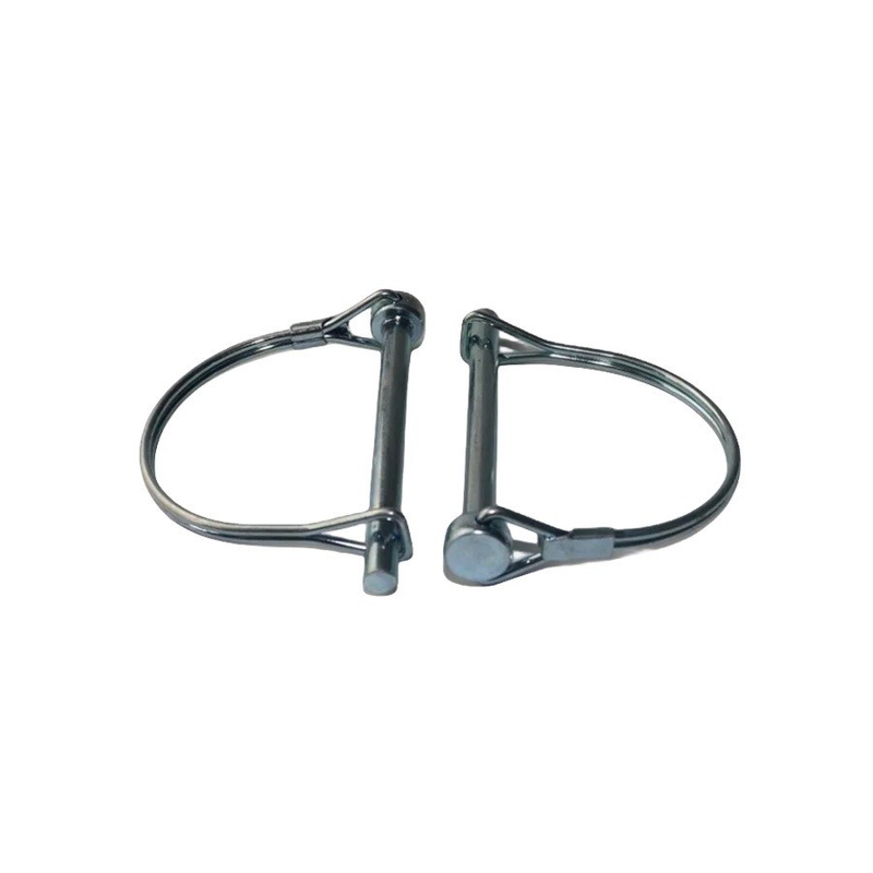 Carbon Steel M5 M6 M8 Linch Hitch Pin with Quick-Release Function and Steam Oxide Nitride Finish Double Square Wire Lock Pin
