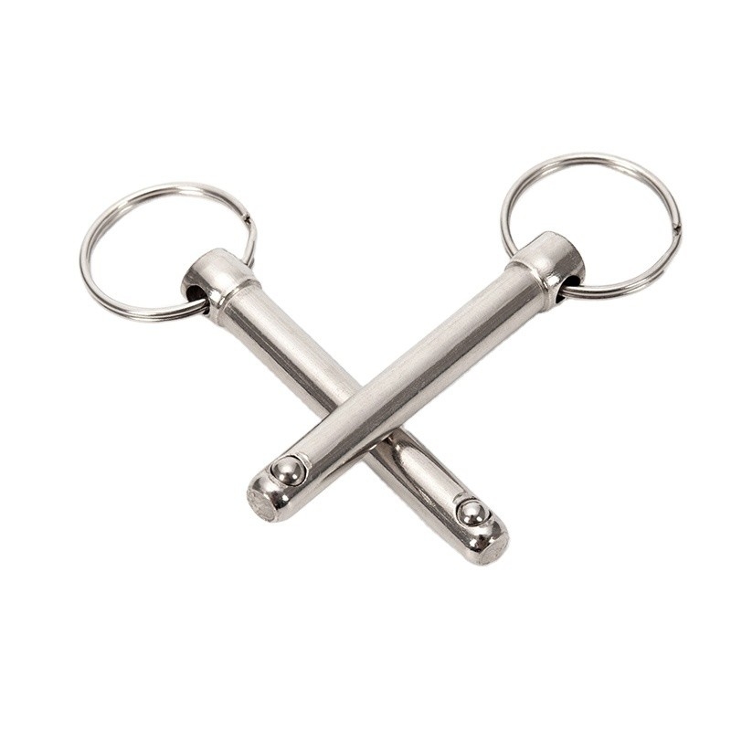 Air Shipping General Industry Steam Oxide Nitride Finish Quick Release Ball Locking Pin with Ring Customized Precision Stainless Steel