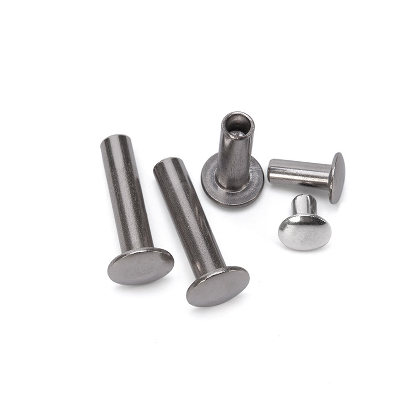 ISO Standard Bright Semi-tubular Rivet for Custom Steel Manufacturing m2.5 m3 m3.5 m4.2 m4.8 m5.5 m6.3 Bright Finish