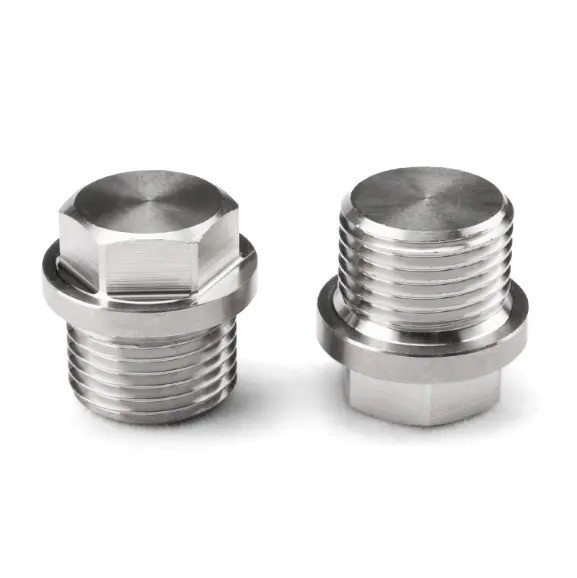 ALLOY Precision Stainless Steel DIN910 Hexagon Head Plug Screws with Flange 10 Zinc Plated Options