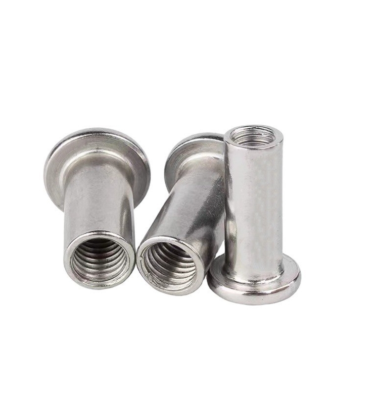 ZINC Finish Internal Thread Sleeve Nut for Heavy-Duty Applications Grade 8.8 A2-50 A2-70 A4-70 Thread Size m5 m6 m8 m10 m12