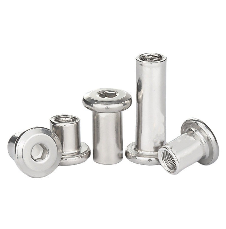8.8 Grade Stainless Steel M3 M4 M5 M6 M8 M10 Sleeve Barrel Nut with ZINC PLATED Finish and Imperial Measurement System