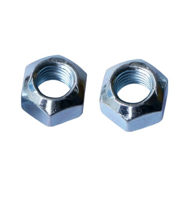 Zinc Yellow-Chromate Plated Carbon Steel Galvanized Cone Nut for Automobile DIN980/ISO7042 Metric Measurement System
