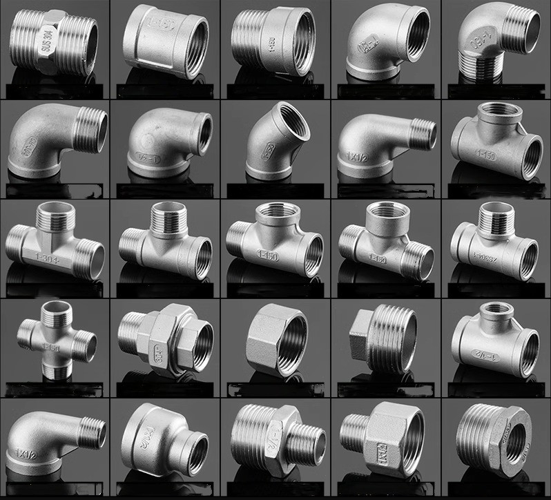 Optimal Plumbing Performance Equal Stainless Steel Seamless Pipe Fittings with Hexagon Head Code