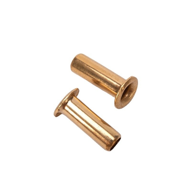ANSI/ASME Standard 1.5mm 2.5mm 3mm 4mm Copper Brass or Steel Hollow Tubular PCB Rivet with Corrosion Resistant Finish