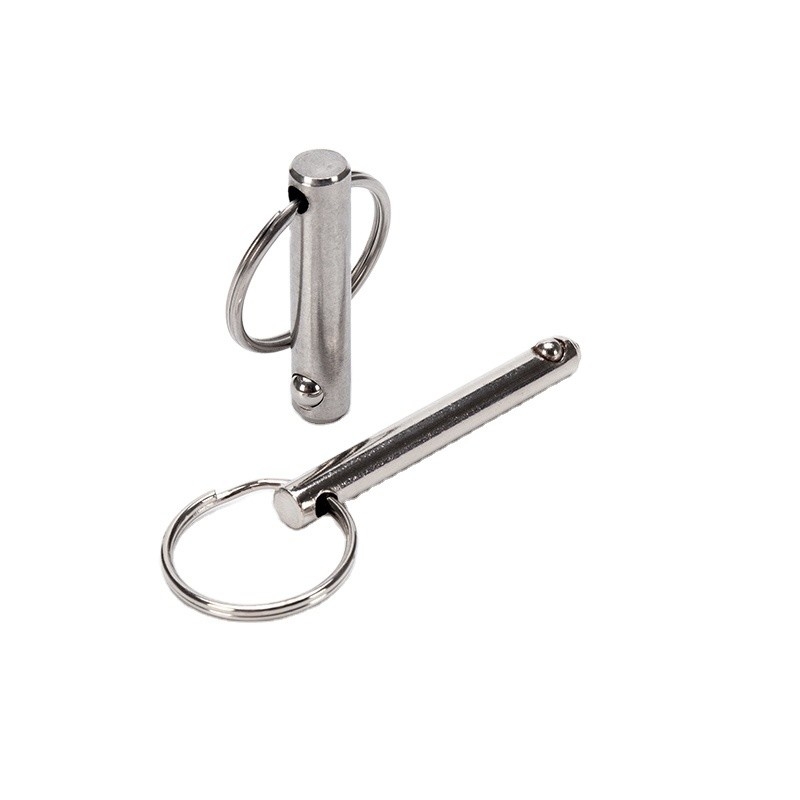 General Industry Self-Locking Spring Loaded Ball Lock Quick Release Pins M5 M6 M8 Stainless Steel Line Array Push Button Handle for Audio