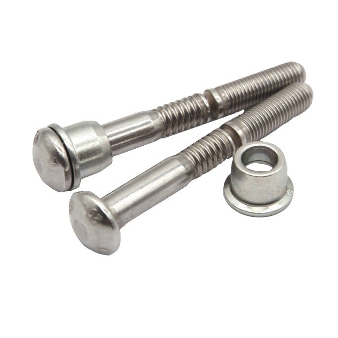 Stainless Steel 304 Ring Groove Huck-Rivet with Circle Huck Lockbolts Uncoated Bright Finish Supply Uncoated