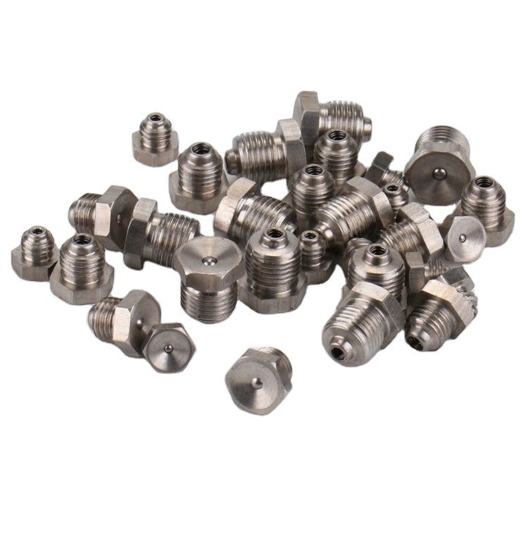 Stainless Steel SS304 Grease Nipple Fitting for Pipe Lines Connect Advanced Casting Customization