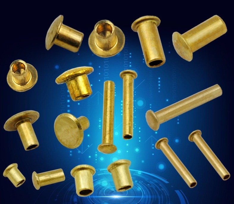 ISO Standard Brass Round Head Copper Rivet for Sturdy Construction in and Custom Design