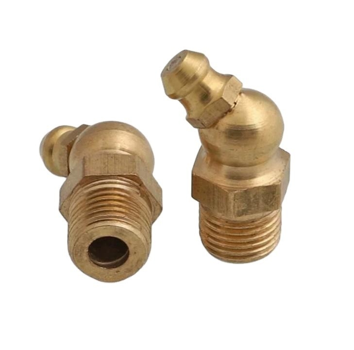 Reducing Hexagon Head Female Connection 90 Degree Hydraulic Lubricating Fitting for Grease Lubrication