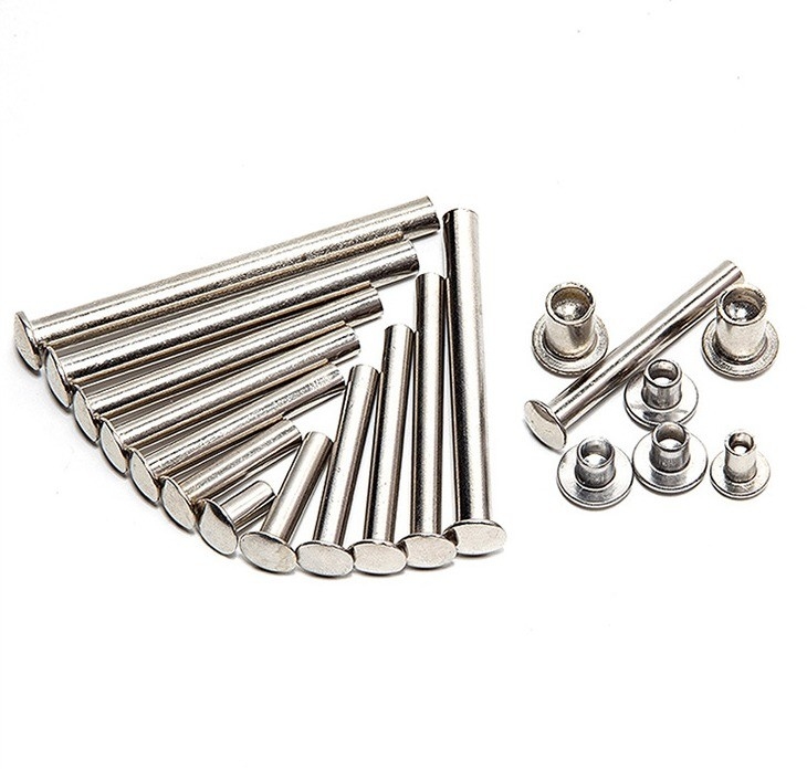 Bright Finish Unigrip Type Csk Open Type Double Cap Aluminum Brass Black Anodized Machine Stainless Steel Blind Rivet
