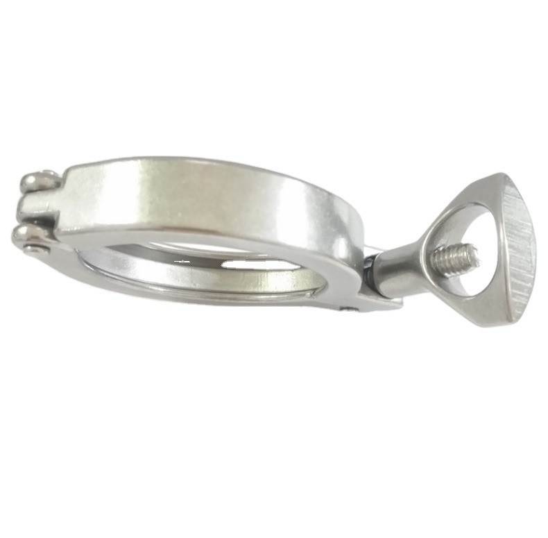 Casting Customized Support OBM 2inch Sanitary Pipe Clamp and Gasket for Tri Clamp Fittings in Stainless Steel 304/316