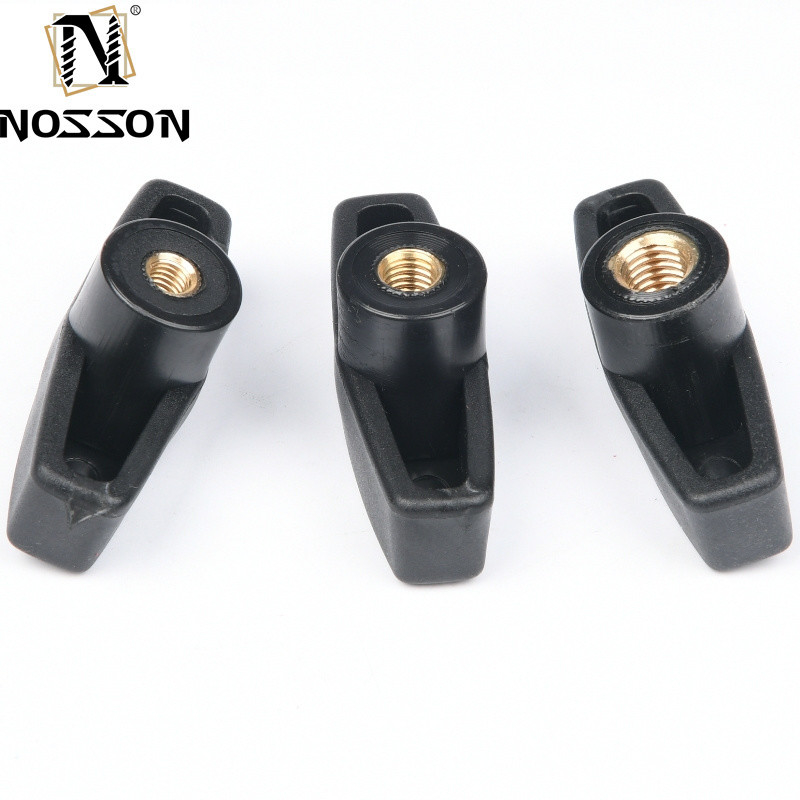 Black Oxide Finish Healthcare T-Head Plastic Knob for Easy Clamping and Tightening in Automotive Industry