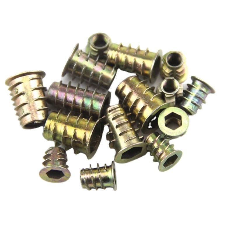 Stainless Steel Furniture Wood Insert Nut M5 M6 M8 Threaded Inserts for Wood Metric Measurement System and Healthcare