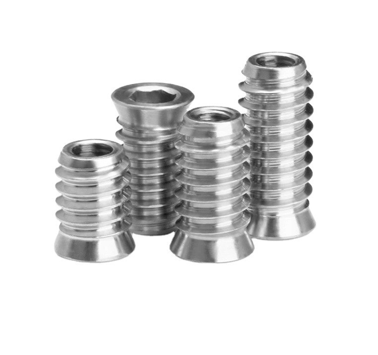 Oil Gas Industry Essential Imperial Measurement Stainless Steel Furniture Wood Insert Nut with Corrosion-Resistant Galvanized Coating