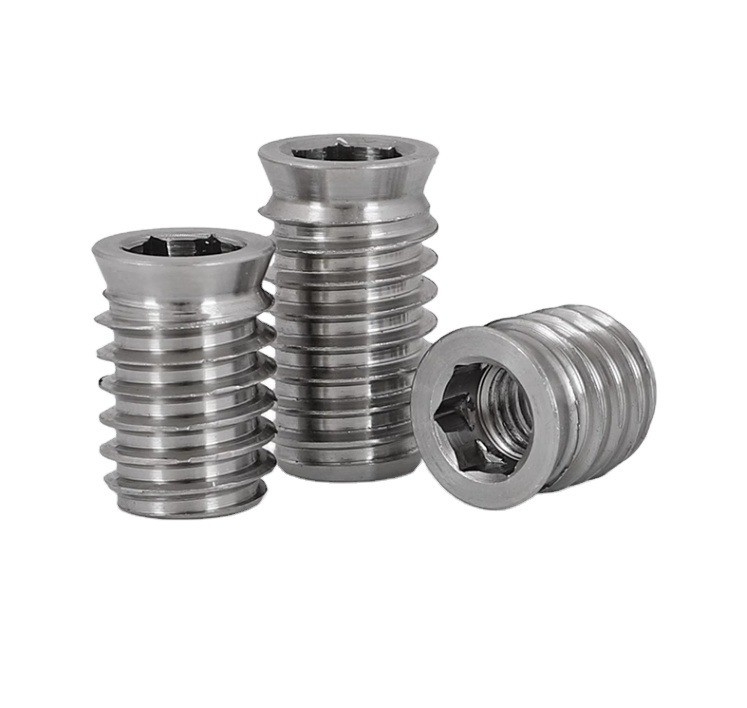 Hexagon Socket Wood Insert Nut Made Of Stainless Steel 201/304/316 For Durable
