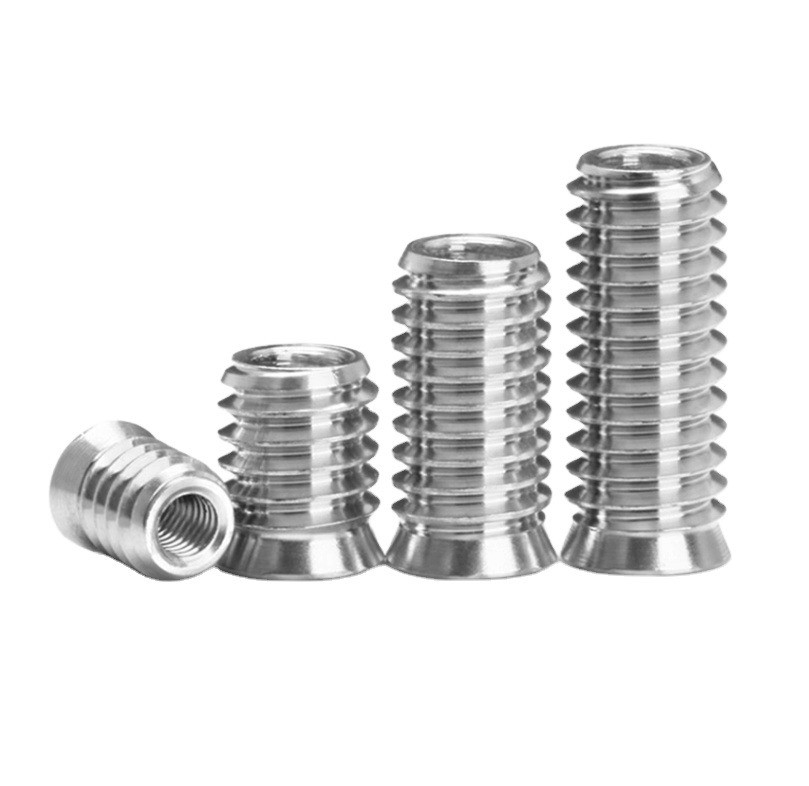 ISO Standard Chrome Plated Stainless Steel A2-70 DIN7965 Hex Drive Wood Insert Nut for Automotive Industry Applications