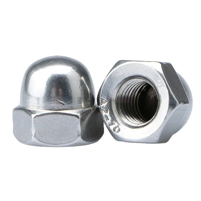 Metric Measurement System 304 316 Stainless Steel Hexagon Cap Nut M3 m4 m5 m8 DIN1587 Hex Dome Acorn Nut for Durable Mining