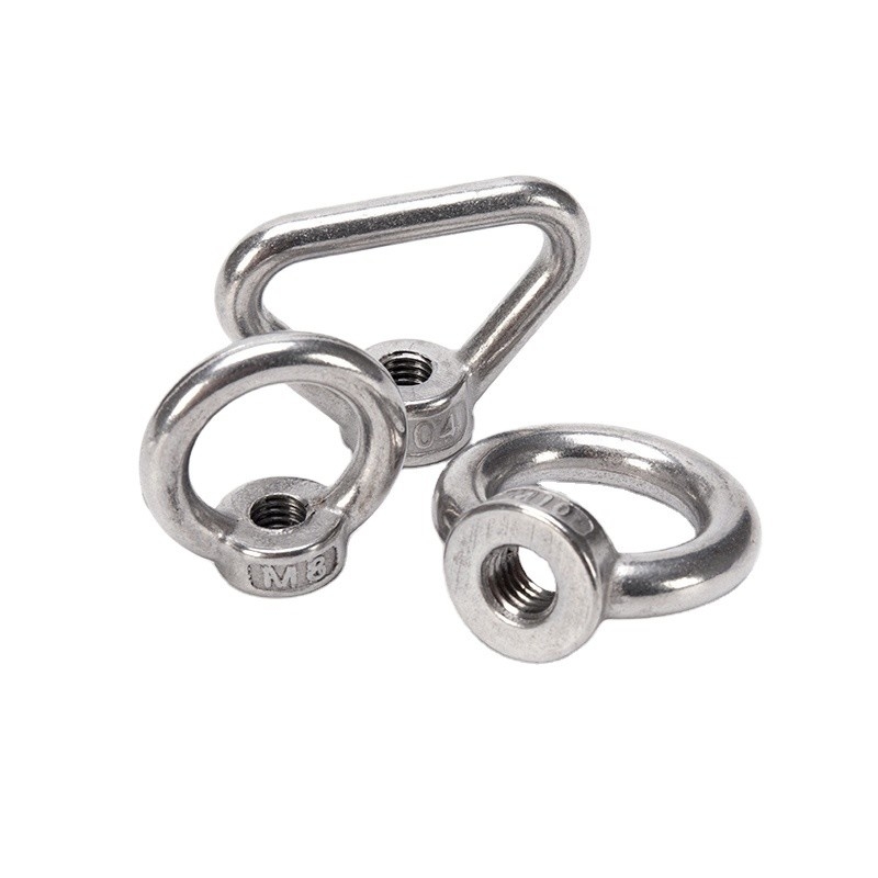 Cadmium Plated Metric Measurement System DIN582 A2 A4 M6-M36 Eye Nuts for Healthcare Stainless Steel 304/316