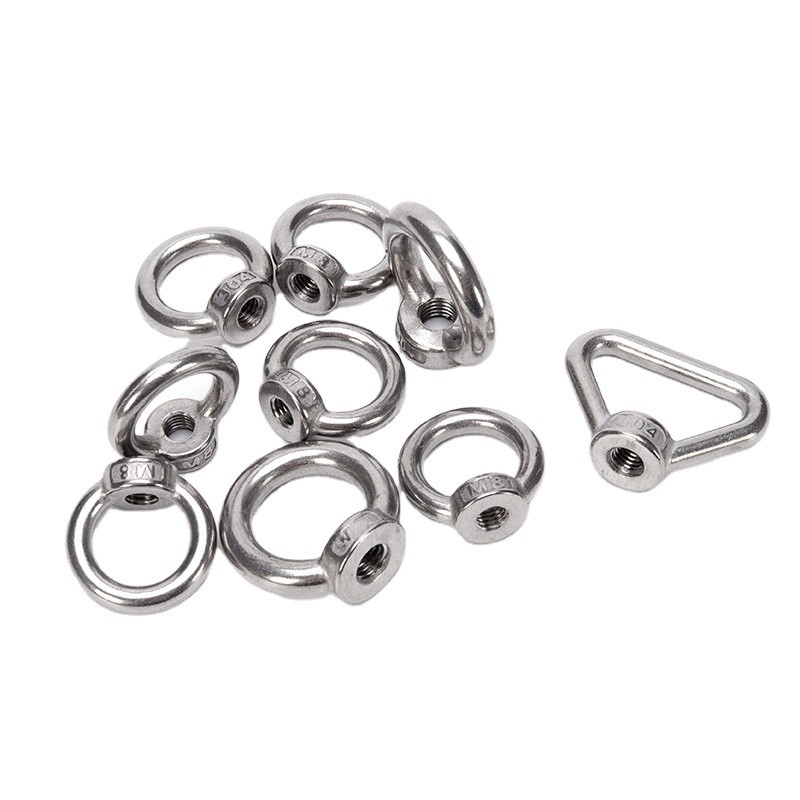 Industrial Grade A4-70 ISO Standard Heavy Duty Lifting Eye Nut with Thick Round Ring M10 M12 M14 M16 M18 M20 M22 M24