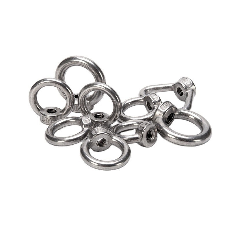 DIN Standard Passivation Stainless Steel SS316L ST 321 A2-80 Triangle Ring Shaped Lifting Eye Nut with Polish and Polish