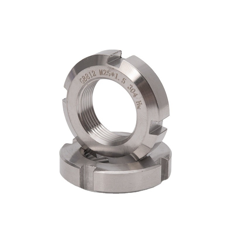 Black Oxide Finish KM-14 Metric Locknut for M3-M12 and 1/4-5/16 Power Transmission ANSI/ASME Standard Stainless Steel
